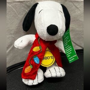 Dan Dee Peanuts Snoopy 60th Anniversary Plush – Christmas Scarf – NWT